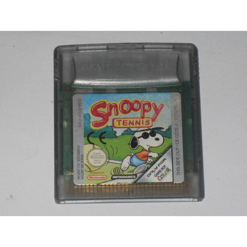 Snoopy Tennis [Jeu vidéo Nintendo Game boy color]