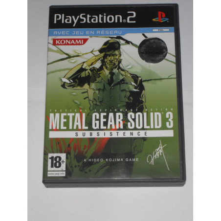 Metal Gear Solid 3 Subsistence [Jeu vidéo Sony PS2 (playstation 2)]