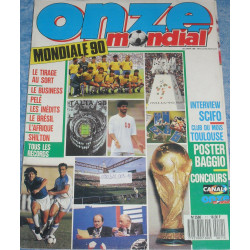 Revue de football Onze Mondial n° 11 - Décembre 1989