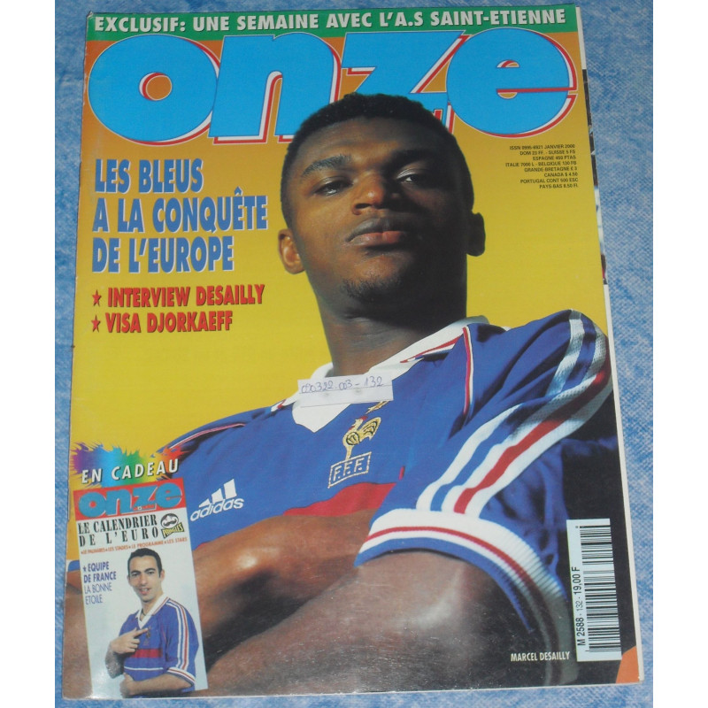 Revue de football Onze Mondial n°132 - Janvier 2000