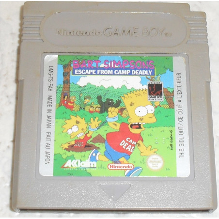 Bart Simpson's Escape From Camp Deadly [Jeu vidéo Nintendo Game Boy]