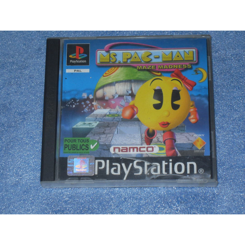 Ms. Pac-Man [Jeu vidéo Sony PS1 (playstation)]