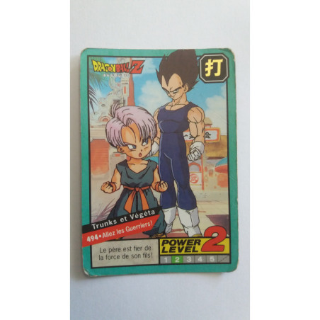 Power Level VF Série 2 n° 494 - Carte Dragon Ball Z