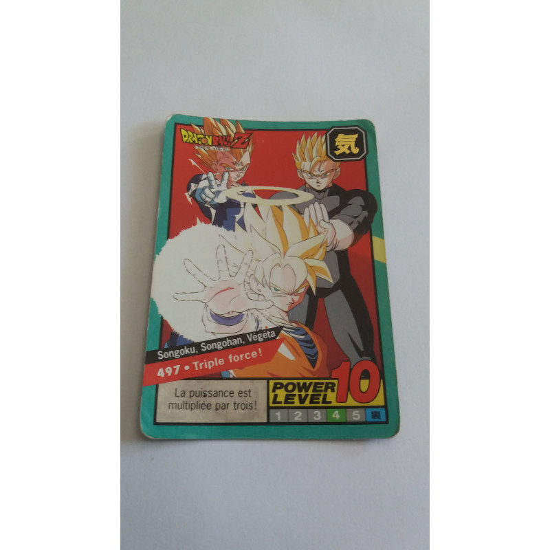 Power Level VF Série 2 n° 497 - Carte Dragon Ball Z