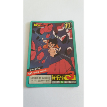 Power Level VF Série 2 n° 493 - Carte Dragon Ball Z