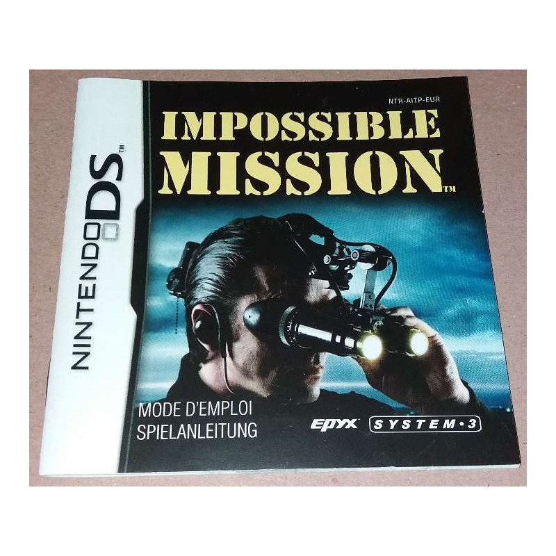 Mission Impossible [Notice SANS Jeu - DS]