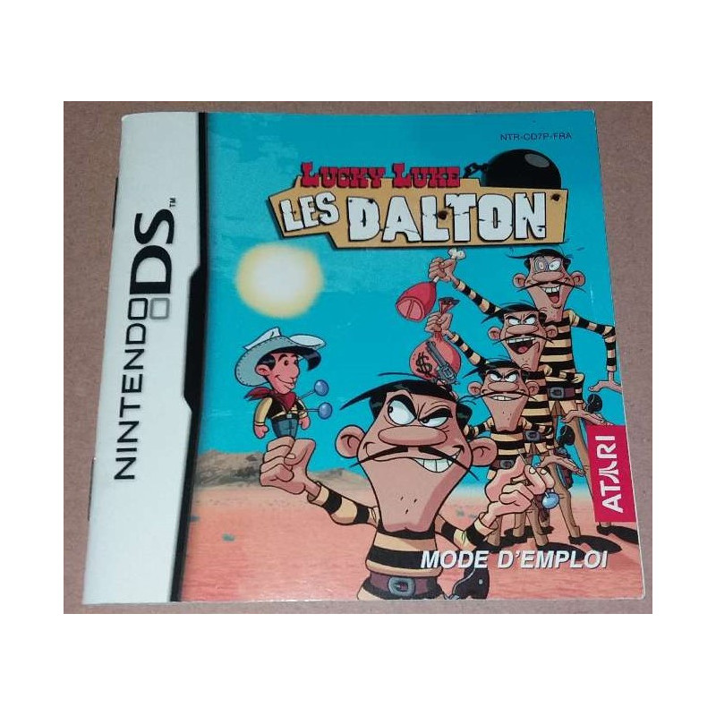 Lucky Luke : Les Dalton [Notice SANS Jeu - DS]