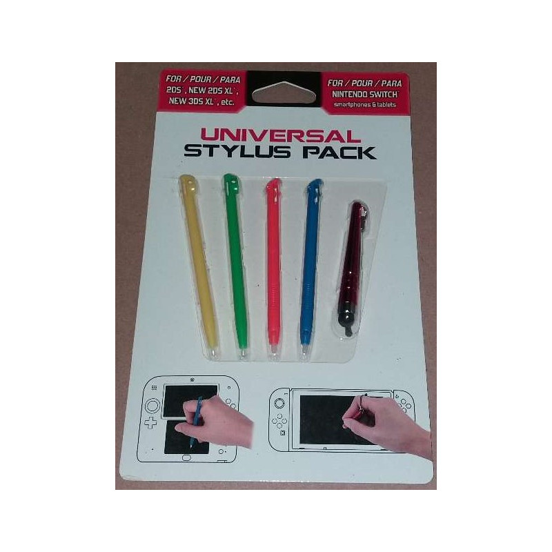 Universal Stylus Pack – 2DS – NEW 2DS XL – NEW 3DS XL – Switch