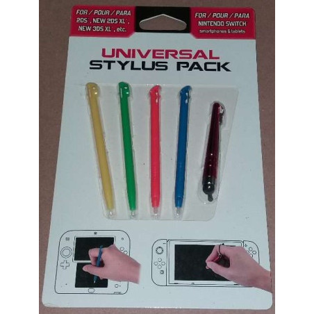 Universal Stylus Pack – 2DS – NEW 2DS XL – NEW 3DS XL – Switch