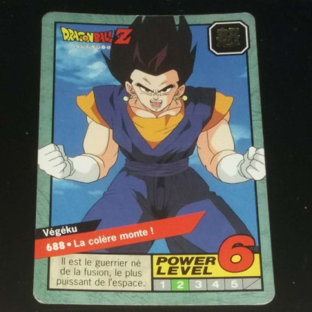 Power Level VF Série 6 n° 688 - Carte Dragon Ball Z