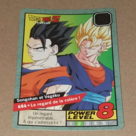 Power Level VF Série 6 n° 686 - Carte Dragon Ball Z