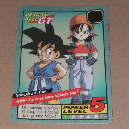 Power Level VF Série 6 n° 689 - Carte Dragon Ball Z