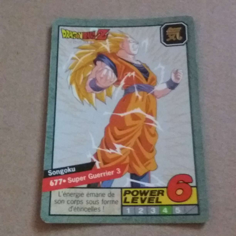 Power Level VF Série 6 n° 677 - Carte Dragon Ball Z