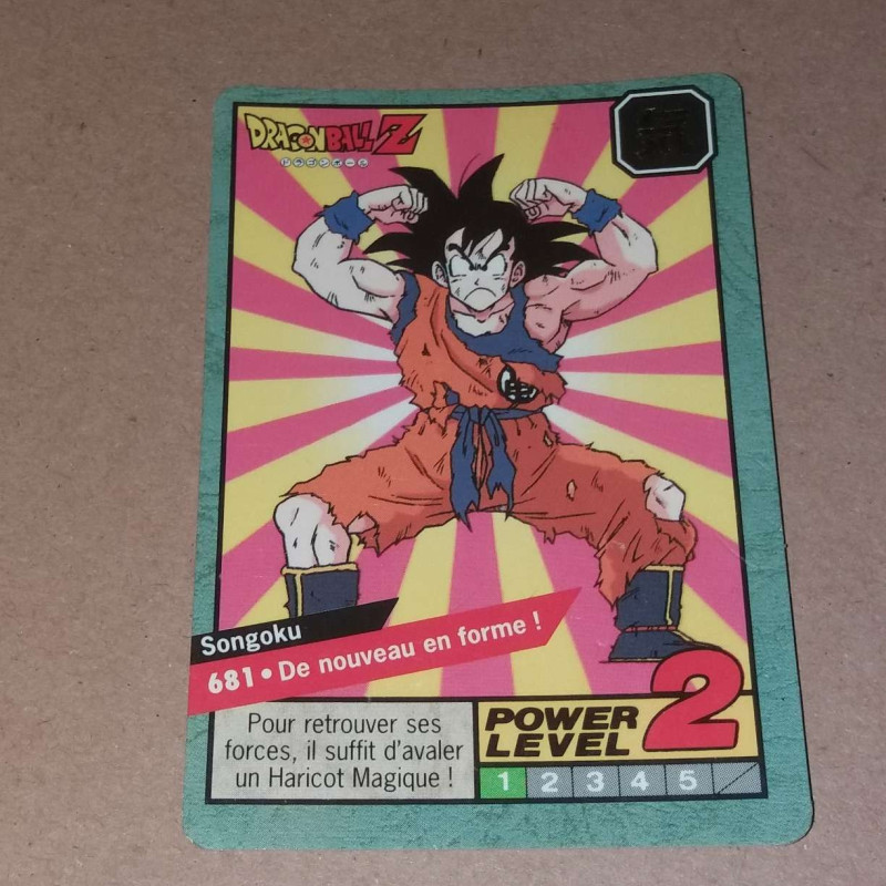 Power Level VF Série 6 n° 681 - Carte Dragon Ball Z