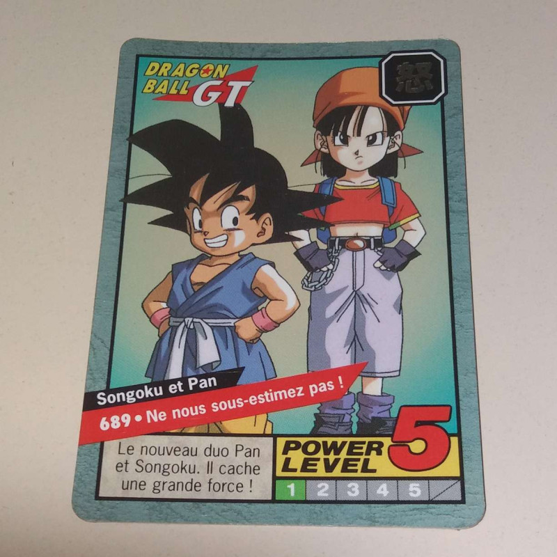 Power Level VF Série 6 n° 689 - Carte Dragon Ball Z