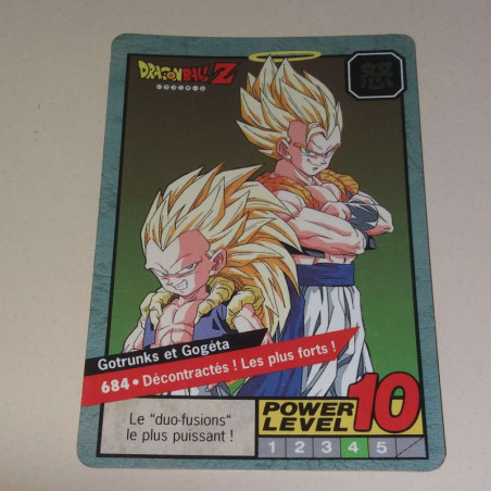 Power Level VF Série 6 n° 684 - Carte Dragon Ball Z