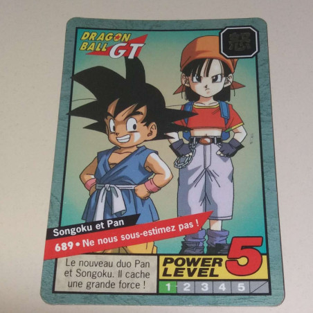 Power Level VF Série 6 n° 689 - Carte Dragon Ball Z