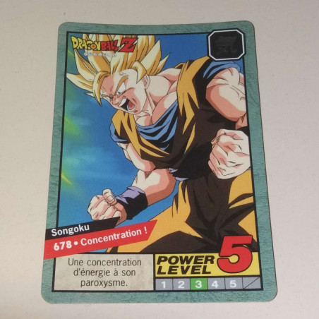 Power Level VF Série 6 n° 678 - Carte Dragon Ball Z