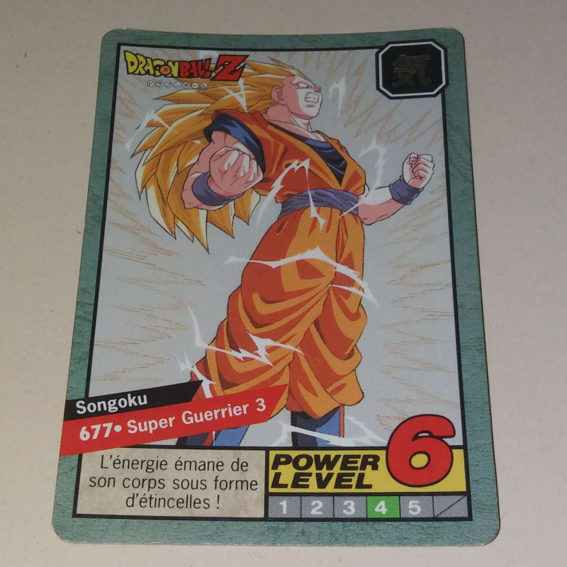 Power Level VF Série 6 n° 677 - Carte Dragon Ball Z