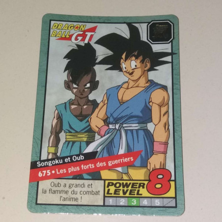 Power Level VF Série 6 n° 675 - Carte Dragon Ball Z