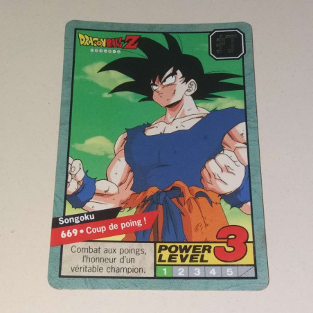 Power Level VF Série 6 n° 669 - Carte Dragon Ball Z