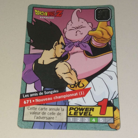 Power Level VF Série 6 n° 671 - Carte Dragon Ball Z