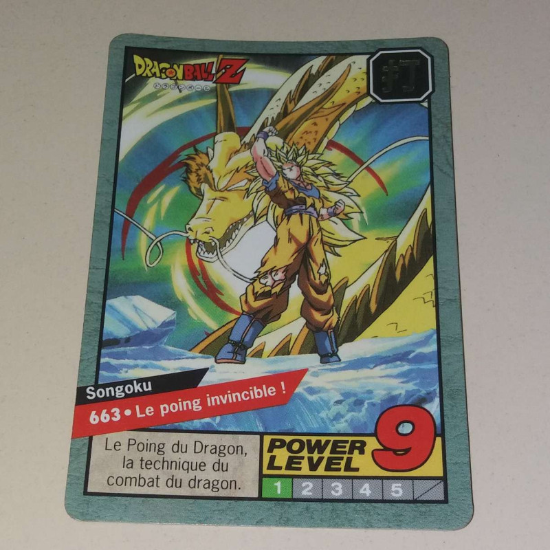 Power Level VF Série 6 n° 663 - Carte Dragon Ball Z