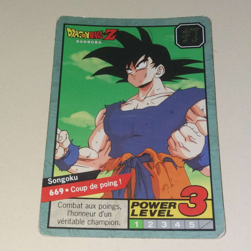 Power Level VF Série 6 n° 669 - Carte Dragon Ball Z