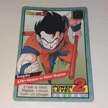 Power Level VF Série 6 n° 683 – Prism – Carte Dragon Ball Z