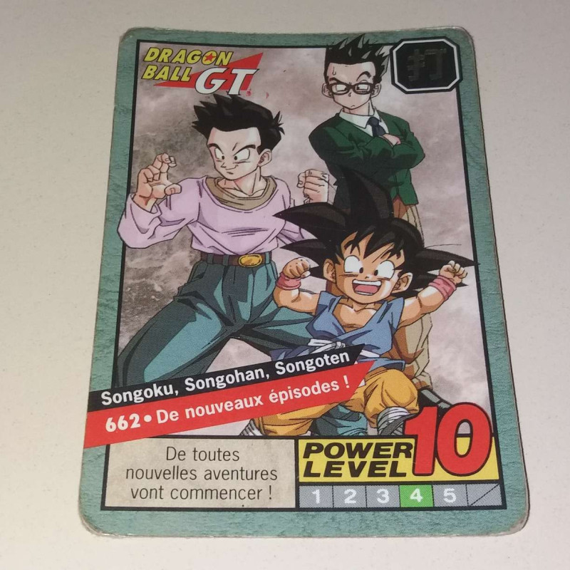 Power Level VF Série 6 n° 662 - Carte Dragon Ball Z