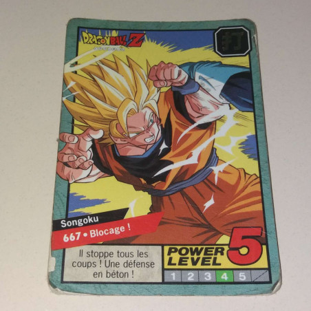 Power Level VF Série 6 n° 667 - Carte Dragon Ball Z