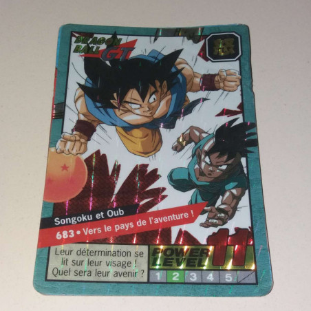 Power Level VF Série 6 n° 683 – Prism – Carte Dragon Ball Z