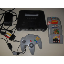 Lot Console Nintendo 64 + 5...