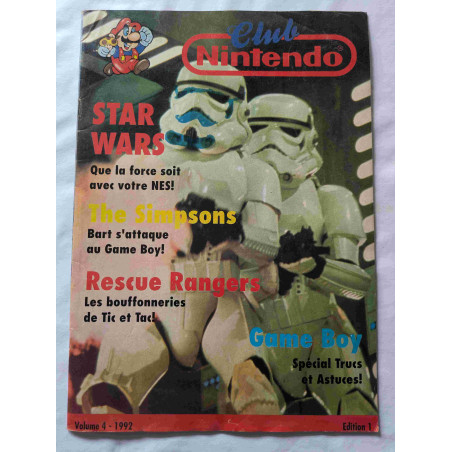 Club Nintendo Volume 4 1992 Edition 1 - Magazine jeux vidéo