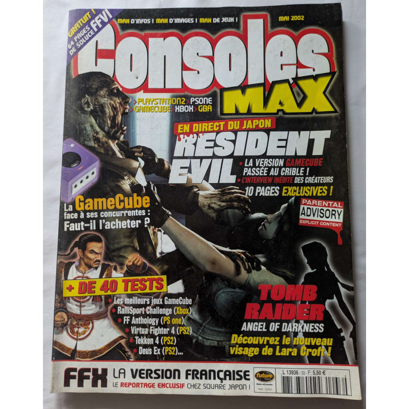 Consoles MAX n° 33 - Magazine jeux vidéo