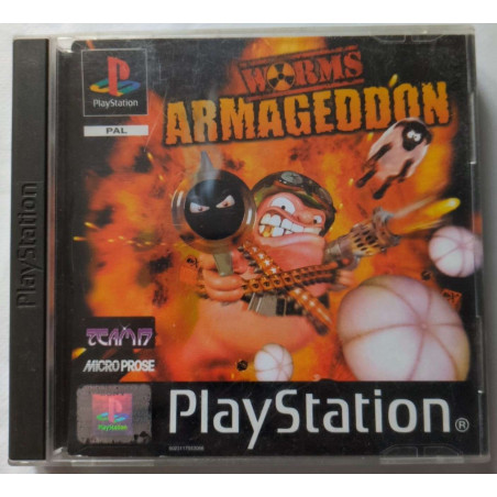 Worms Armageddon - Jeu PS1 (playstation)