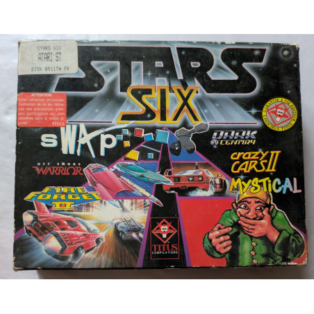 Stars Six (compilation de 6 jeux) - Jeu vidéo Atari ST