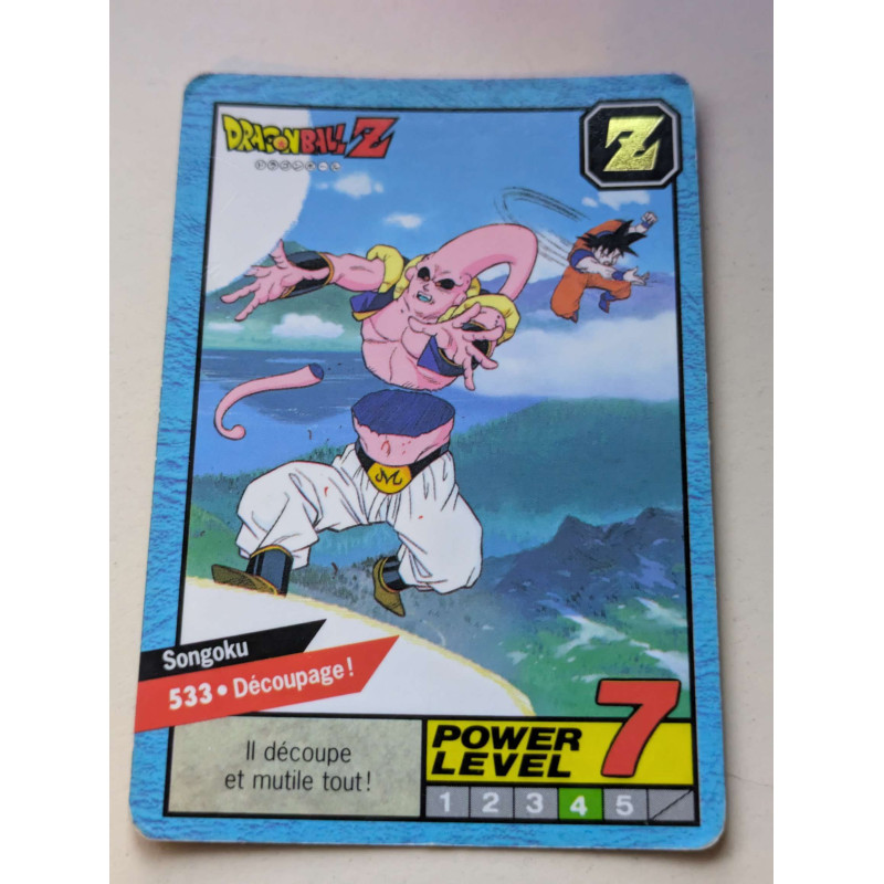 Power Level VF Série 3 n° 533 - Carte Dragon Ball Z