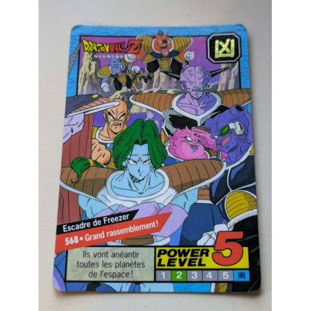 Power Level VF Série 3 n° 568 - Carte Dragon Ball Z