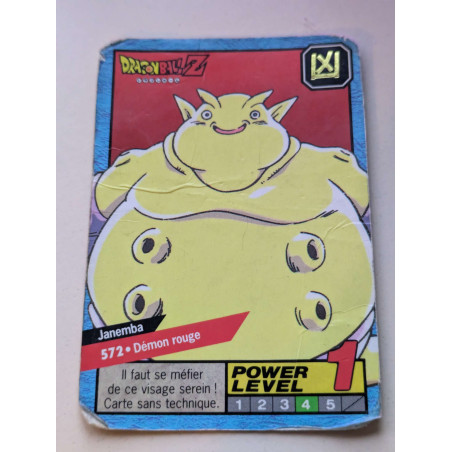 Power Level VF Série 3 n° 572 - Carte Dragon Ball Z