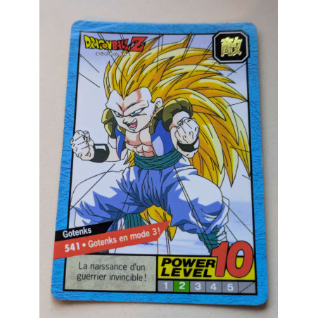 Power Level VF Série 3 n° 541 - Carte Dragon Ball Z