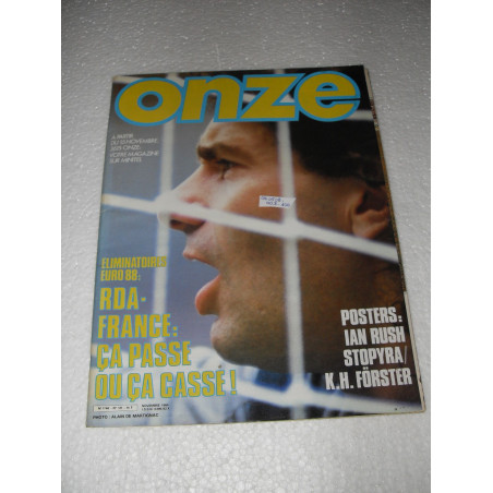 Onze N°131 Du 01-11-1986 [Revue de Football]