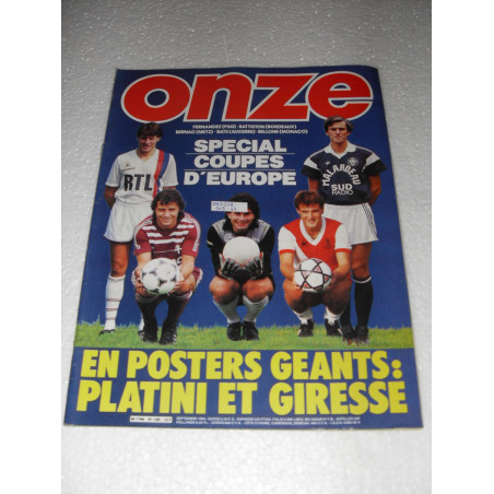 Onze N°105 Du 01-09-1984 [Revue de Football]