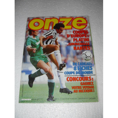 Onze N°123 Du 01-03-1986 [Revue de Football]