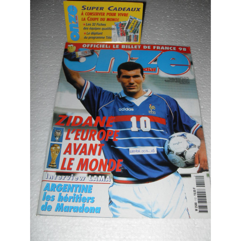 Onze Mondial N°112 Du 01-05-1998 [Revue de Football]