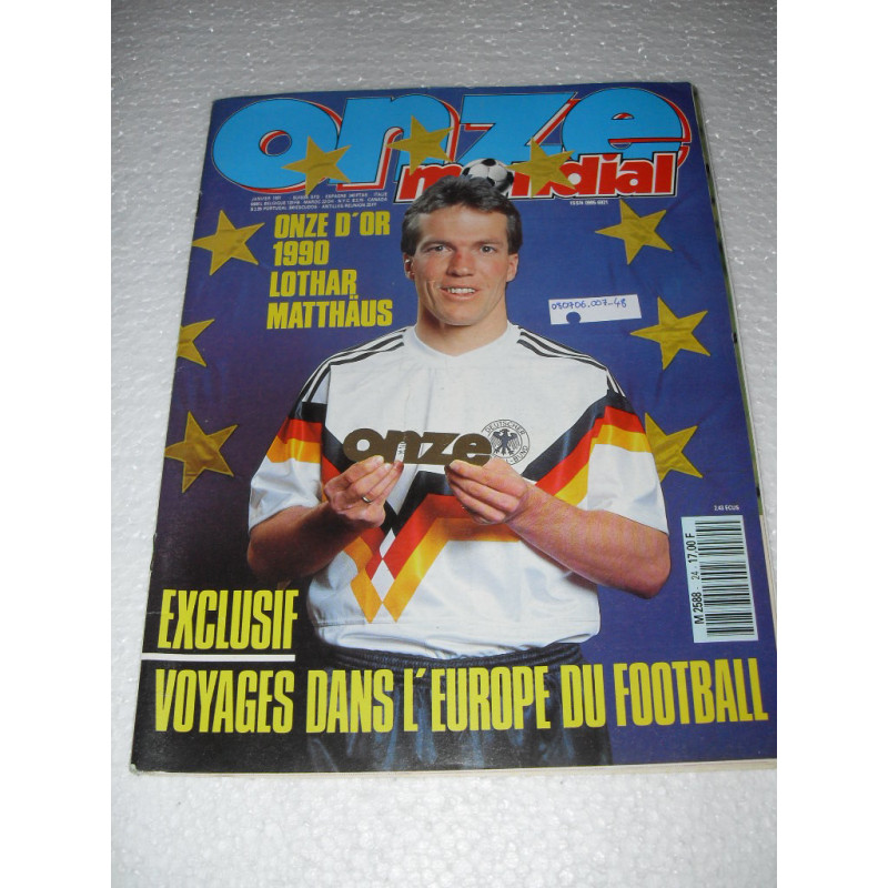 Onze Mondial N°24 Du 01-01-1991 [Revue de Football]