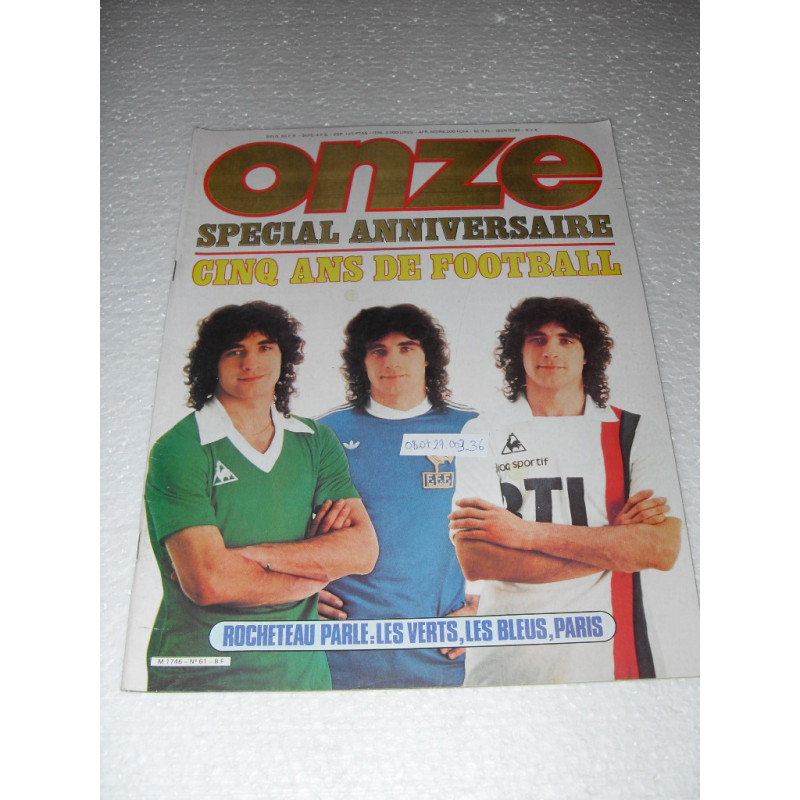 onze  N° 61 [Revue de Football]