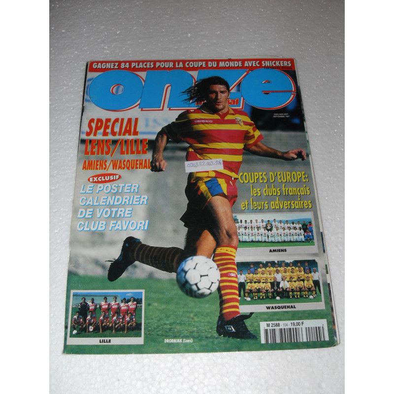 Onze Mondial N°104 Du 01-09-1997 [Revue de Football]