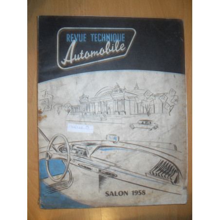 Revue Technique Automobile : Salon 1958