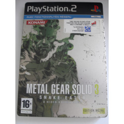 Metal Gear Solid 3 (Edition Metal)   [Jeu vidéo Sony PS2 (playstation 2)]